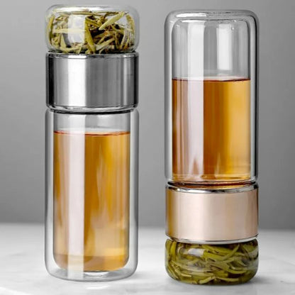 Bouteille infuseur thé nomade