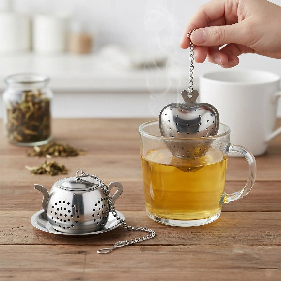 deux infuseur a the et verre a the