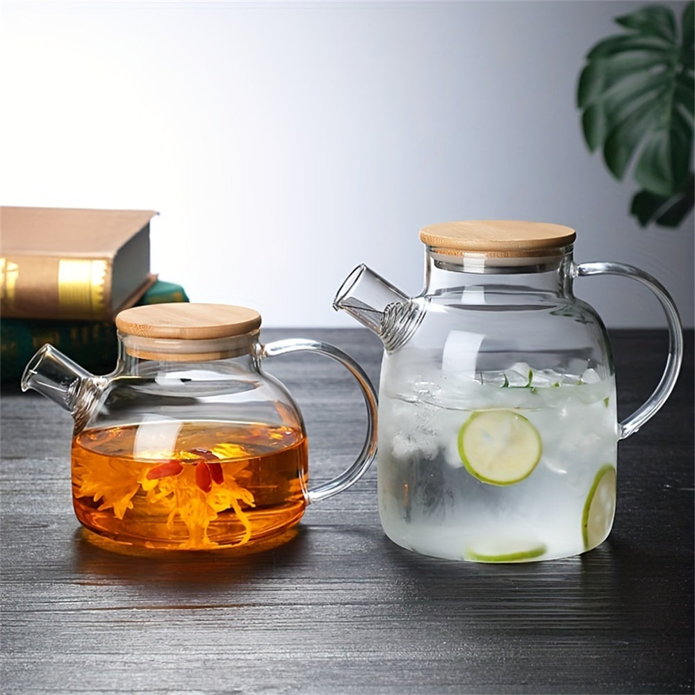 Deux théières en verre dimensions différentes