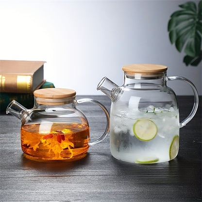 Deux théières en verre dimensions différentes