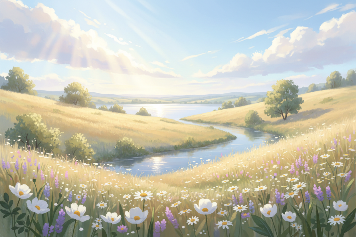 Image de nature lumineuse