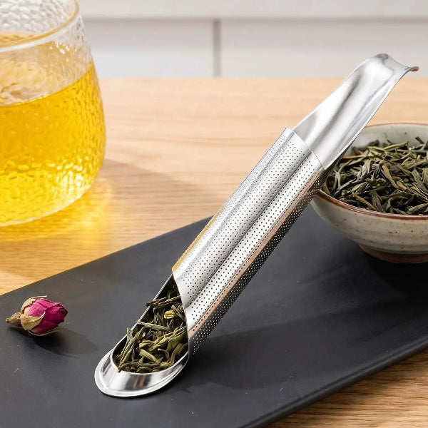 infuseur a the avec feuilles de the