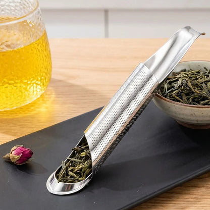infuseur a the avec feuilles de the