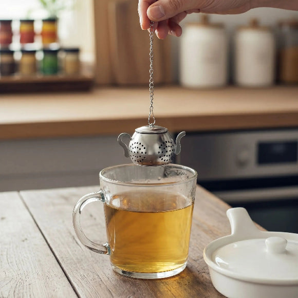 infuseur a the et verre a the